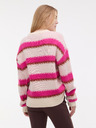 Orsay ORSAY Rózsaszín csíkos női pulóver