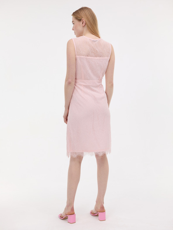 Orsay ORSAY Világos rózsaszín női csipkeruha