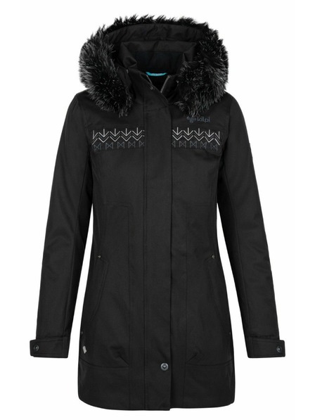 Kilpi Fekete női télikabát Kilpi PERU-W