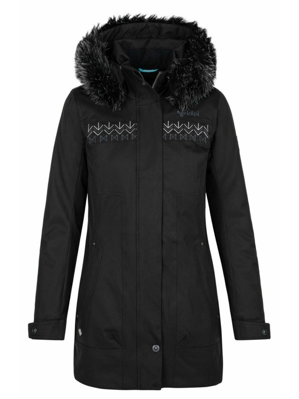 Kilpi Fekete női télikabát Kilpi PERU-W