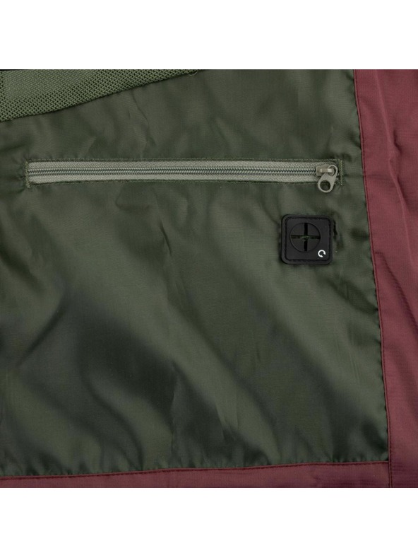 Kilpi Khaki és bordó színű férfi outdoor dzseki Kilpi SONNA-M