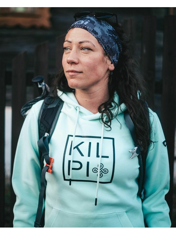 Kilpi Női pamut kapucnis pulóver Kilpi NIKY-W Menta