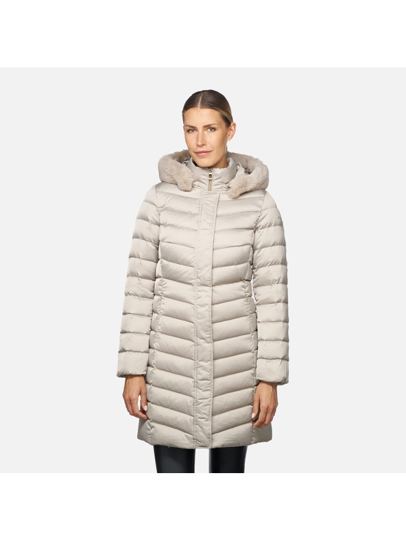 Geox Bézs Geox Bettanie steppelt dzseki nőknek