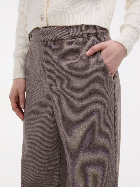 Orsay ORSAY Világosbarna női bő szárú nadrág