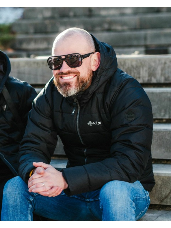 Kilpi Fekete férfi szigetelt kabát Kilpi Tasha-M