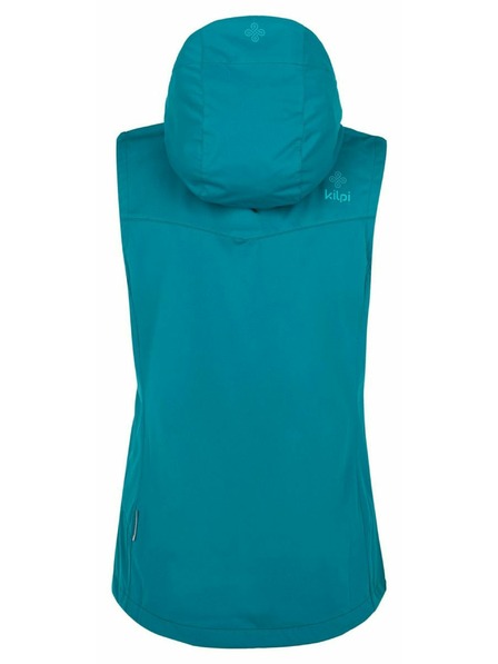 Kilpi Petrol színű női softshell mellény Kilpi Monilea-W