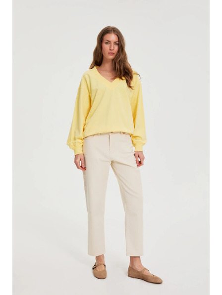 Moodo Egyenes szárú farmerok bézs Moodo