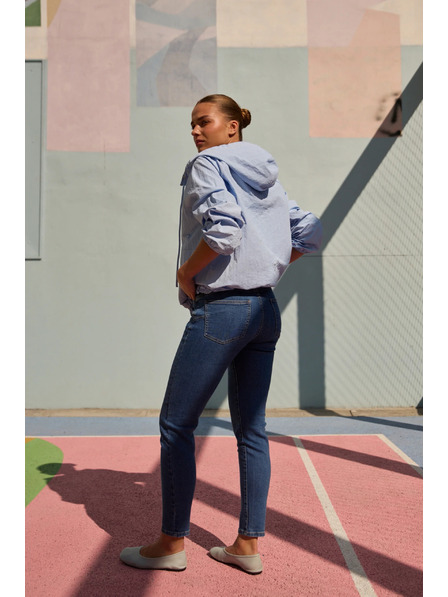 Moodo Kapucnis dzseki világoskék Moodo