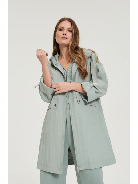 Moodo Parka dzseki olívazöld Moodo