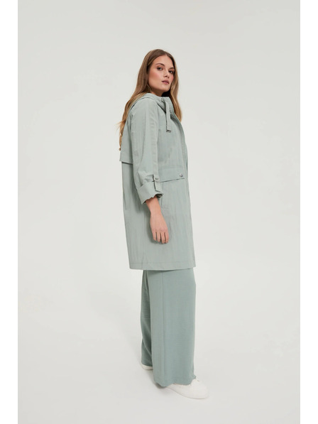 Moodo Parka dzseki olívazöld Moodo