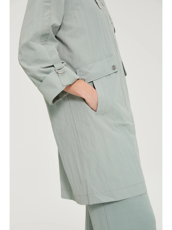 Moodo Parka dzseki olívazöld Moodo