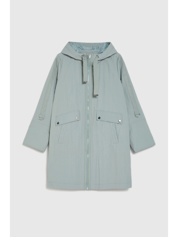 Moodo Parka dzseki olívazöld Moodo