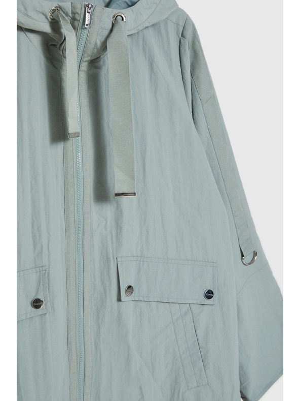 Moodo Parka dzseki olívazöld Moodo