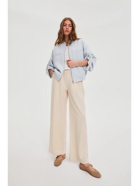 Moodo Dzseki feltekert ujjakkal világoskék Moodo