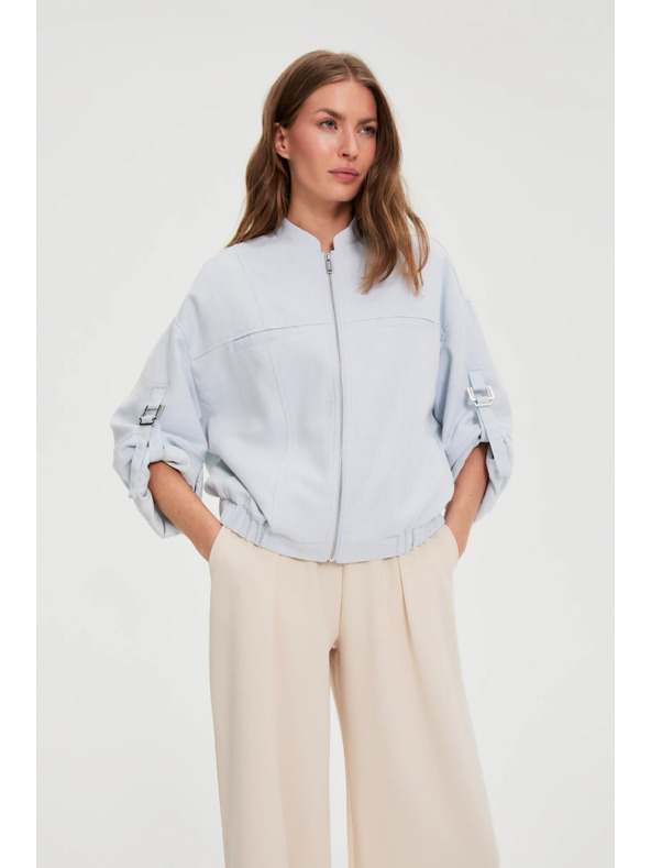 Moodo Dzseki feltekert ujjakkal világoskék Moodo