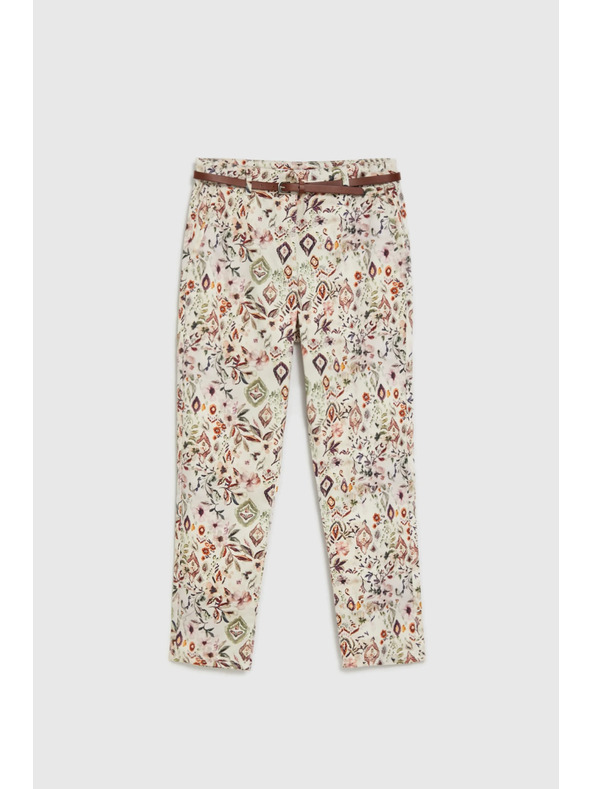 Moodo Mintás nadrág bézs Moodo