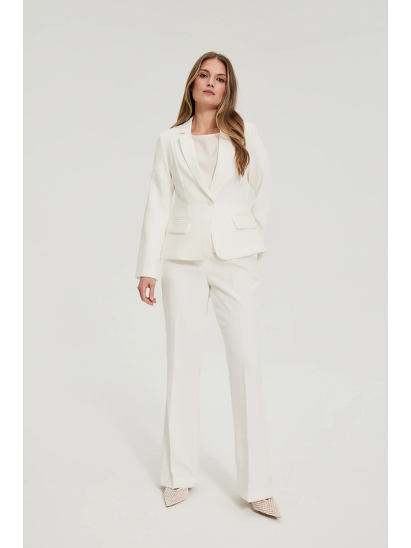 Moodo Egysoros fehér blazer Moodo