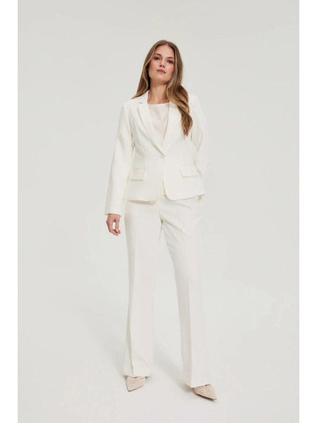 Moodo Egysoros fehér blazer Moodo