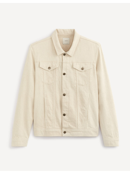 Celio Krémszínű farmerdzseki Celio Arucha