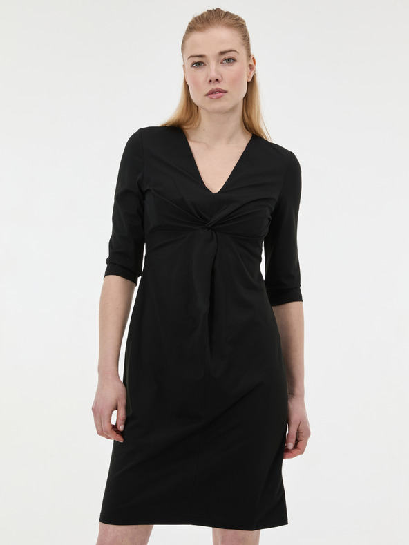 Orsay ORSAY fekete női térdig érő ruha