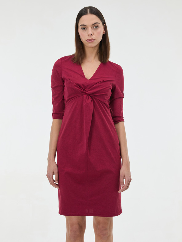 Orsay ORSAY borszínű női térdig érő ruha
