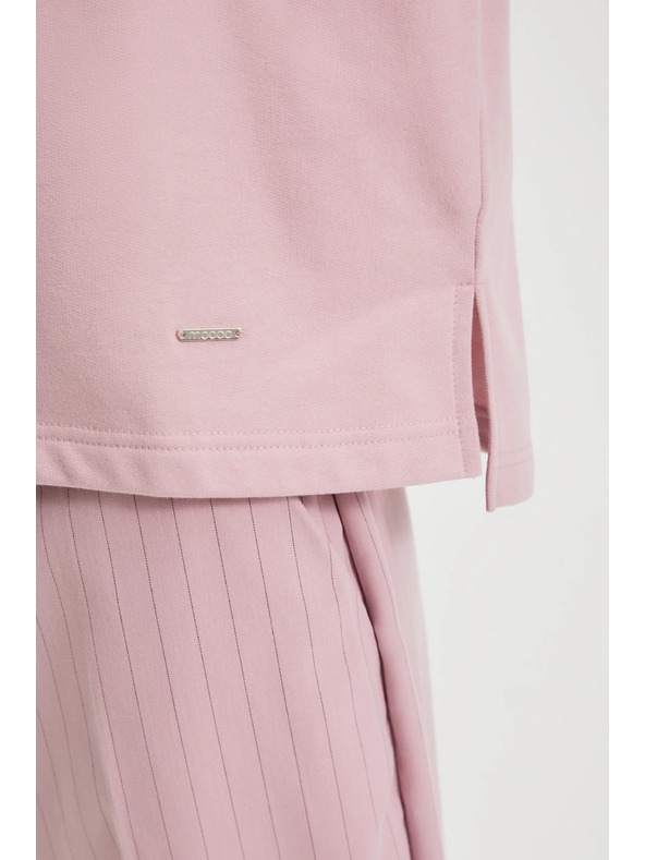 Moodo Rózsaszín oversize pulóver Moodo