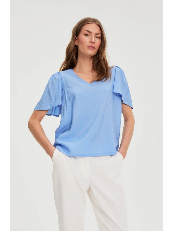 Moodo Viszkóz kék ing Moodo