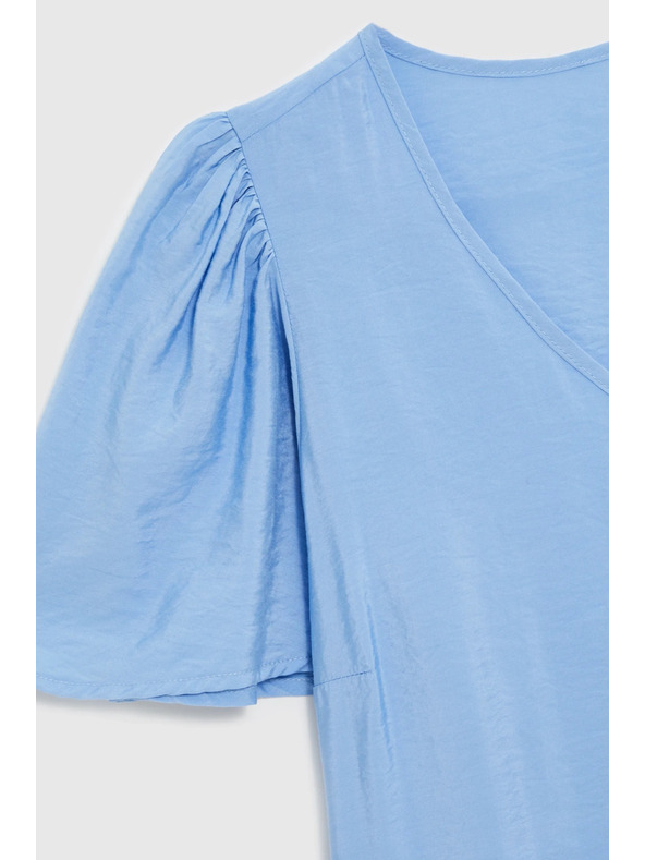 Moodo Viszkóz kék ing Moodo