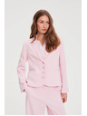 Moodo Egysoros rózsaszín blazer Moodo