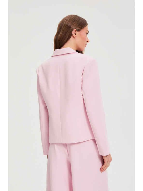 Moodo Egysoros rózsaszín blazer Moodo