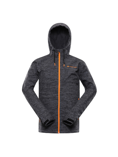 ALPINE PRO Férfi softshell dzseki dwr kezeléssel ALPINE PRO HERAS sötétszürke