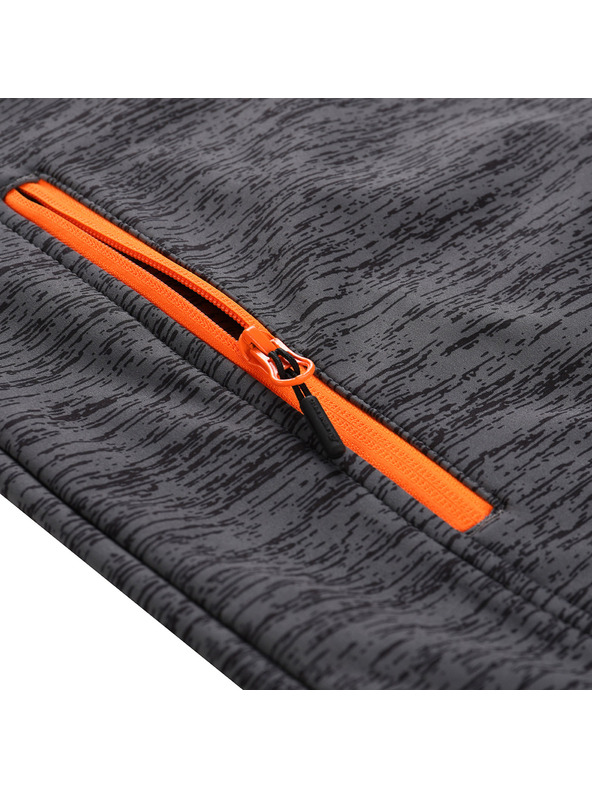 ALPINE PRO Férfi softshell dzseki dwr kezeléssel ALPINE PRO HERAS sötétszürke