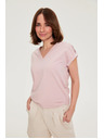 Moodo Pamut póló rózsaszín Moodo