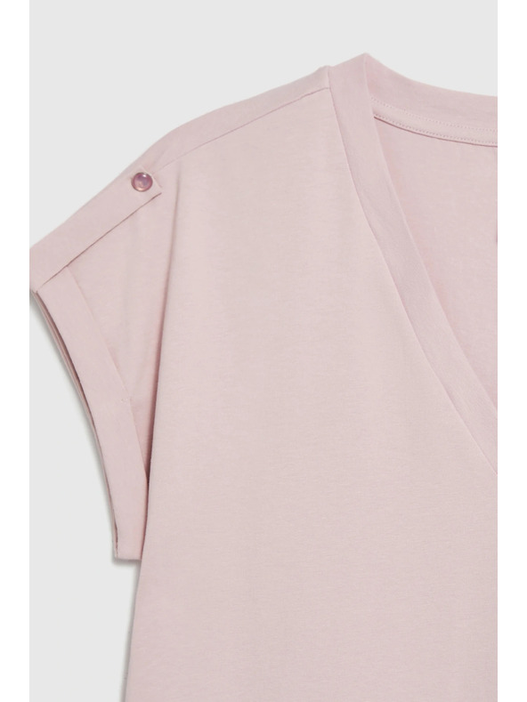 Moodo Pamut póló rózsaszín Moodo