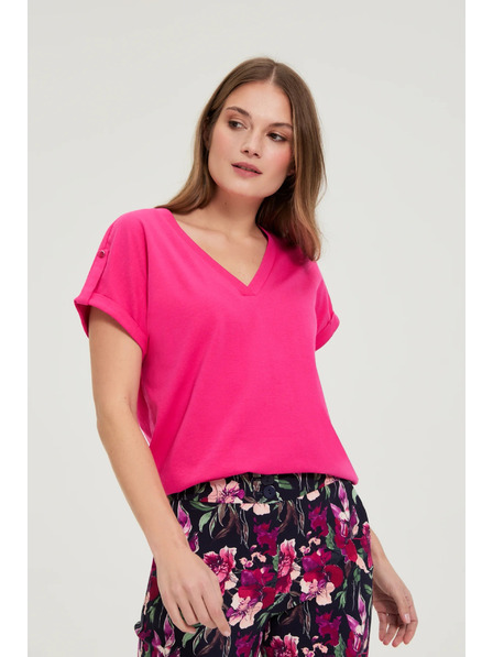 Moodo Pamut póló lila Moodo