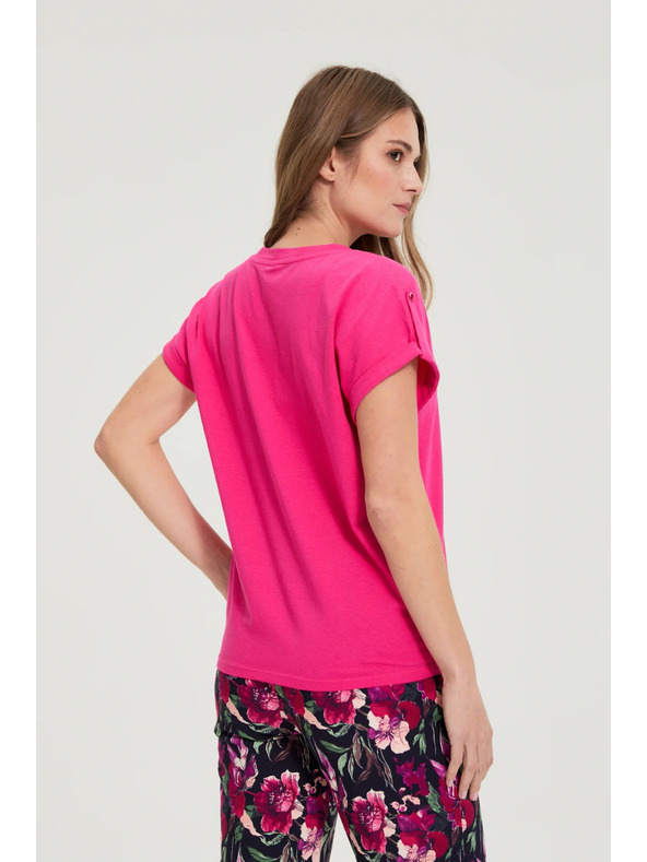 Moodo Pamut póló lila Moodo