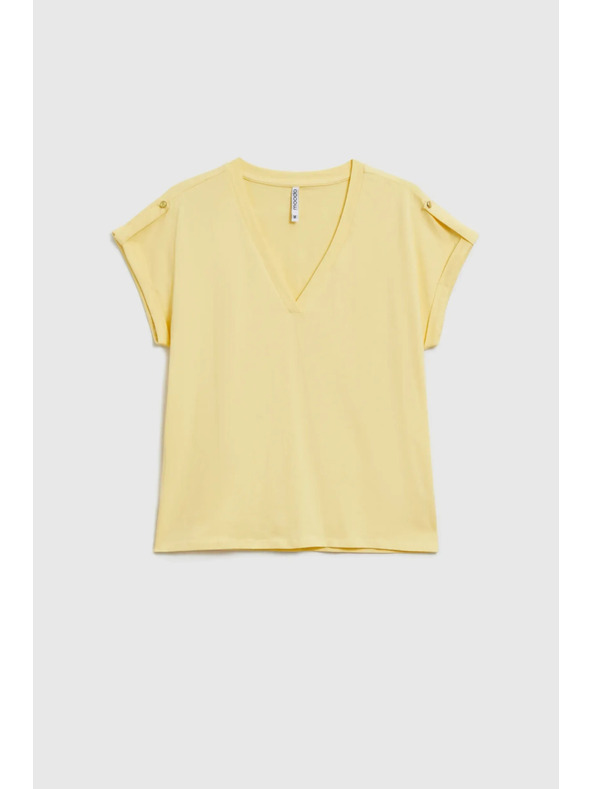 Moodo Pamut póló sárga Moodo