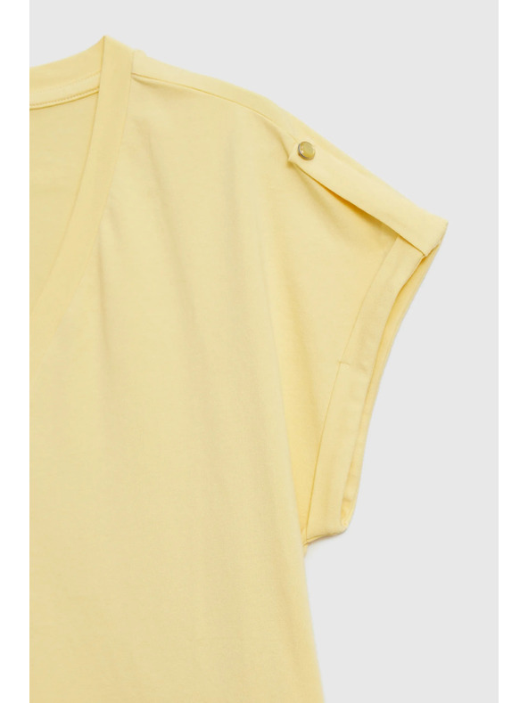 Moodo Pamut póló sárga Moodo