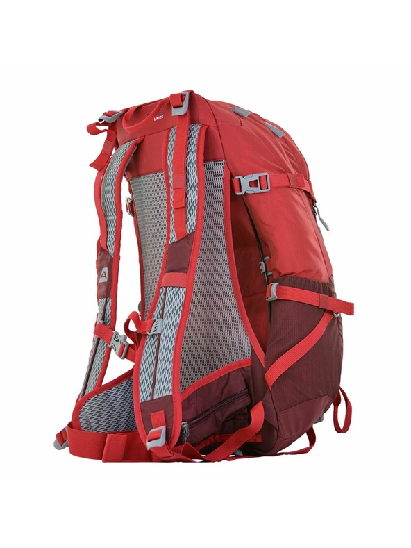 ALPINE PRO Outdoor hátizsák esőburával 25 l ALPINE PRO MONRE cardinal