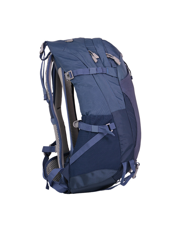 ALPINE PRO Outdoor hátizsák esőburával 25 l ALPINE PRO MONRE dk.metal blue