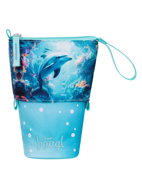 BAAGL  BAAGL Iskolai tolltartó Színes ceruza Delfin GRS