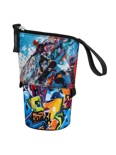 BAAGL  BAAGL Iskolai tolltartó Színes ceruza Skateboard park GRS