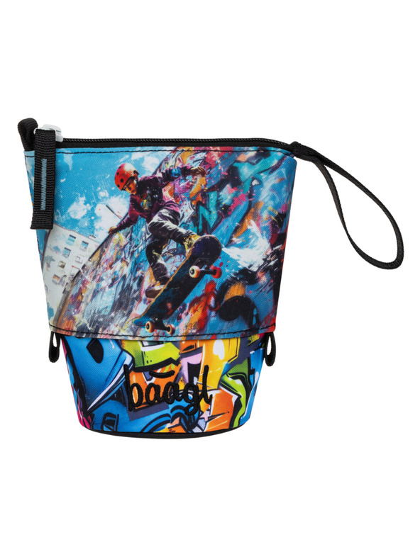 BAAGL  BAAGL Iskolai tolltartó Színes ceruza Skateboard park GRS