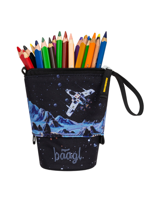 BAAGL  BAAGL Iskolai tolltartó Színes ceruza Pixel Space GRS