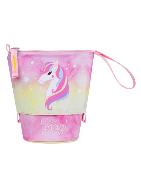 BAAGL  BAAGL Iskolai tolltartó Színes ceruza Rainbow Unicorn GRS