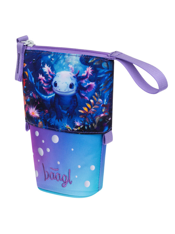 BAAGL  BAAGL Iskolai tolltartó Színes ceruza Axolotl GRS