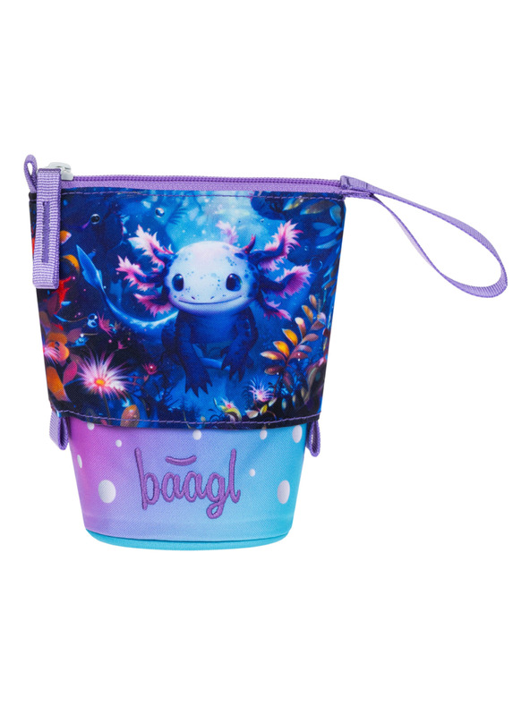 BAAGL  BAAGL Iskolai tolltartó Színes ceruza Axolotl GRS