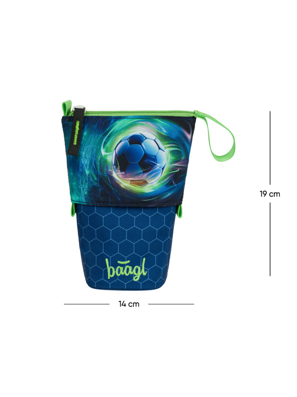 BAAGL  BAAGL Iskolai tolltartó Színes ceruza Futball labda GRS