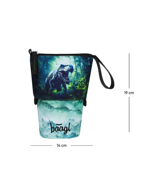 BAAGL  BAAGL Iskolai tolltartó Színes ceruza Dino GRS