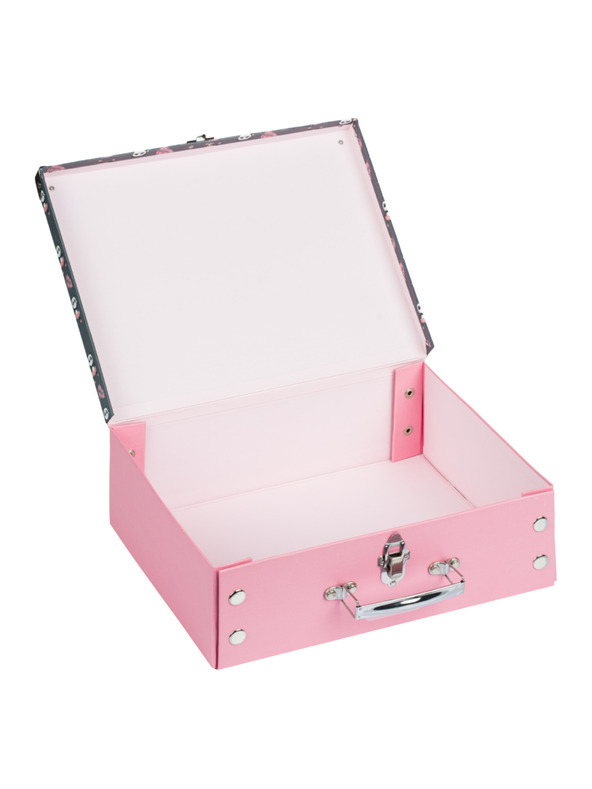 BAAGL  BAAGL Összecsukható iskolai koffert Panda fém kilincsekkel